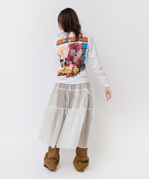 tシャツ M2418 サークルロゴロンT レディース RNA tシャツ M2418 サークルロゴロンT レディース : ZOZOTOWN