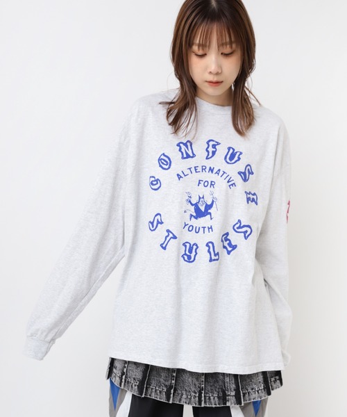 tシャツ M2418 サークルロゴロンT レディース RNA tシャツ M2418 サークルロゴロンT レディース : ZOZOTOWN