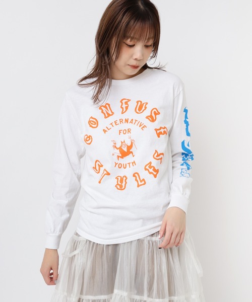 tシャツ M2418 サークルロゴロンT レディース RNA tシャツ M2418 サークルロゴロンT レディース : ZOZOTOWN