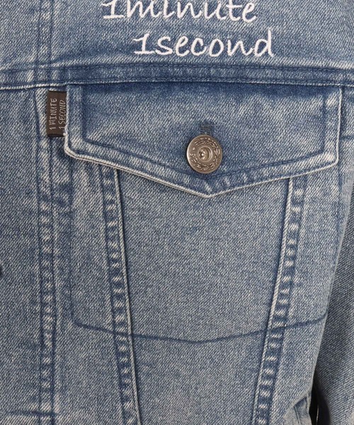Denim Trucker Jacket Mサイズ デニム ジャケット Ｇシャン 1minute 1second（ワンミニットワンセカンド） デニムジャケット g