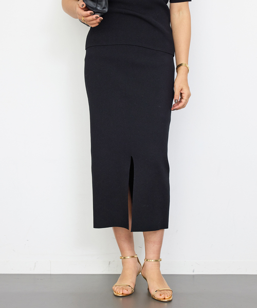 ドゥーズィエムクラス　ダイナーリブタイトスカートブラック Deuxieme Classe スカート 追加*DINER RIB タイトスカート : ZOZOTOWN