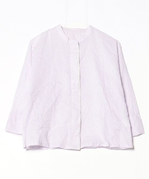 human woman 「human woman」 7分袖ブラウス MEDIUM パープル