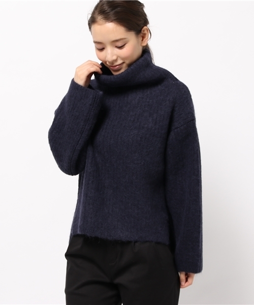 「iliann loeb」 タートルネックニット - グレー レディース_画像2