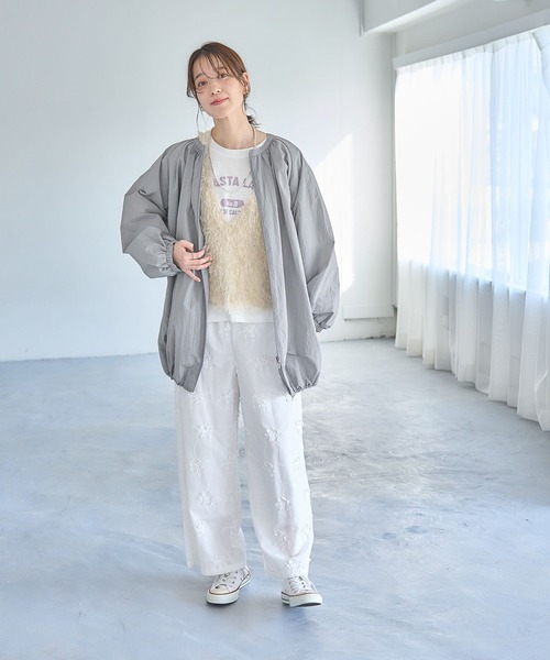 ベスト ジレ MAYDI LENGAS フリンジベスト レディース studio CLIP ベスト ジレ 着丈選べるフリンジベスト レディース