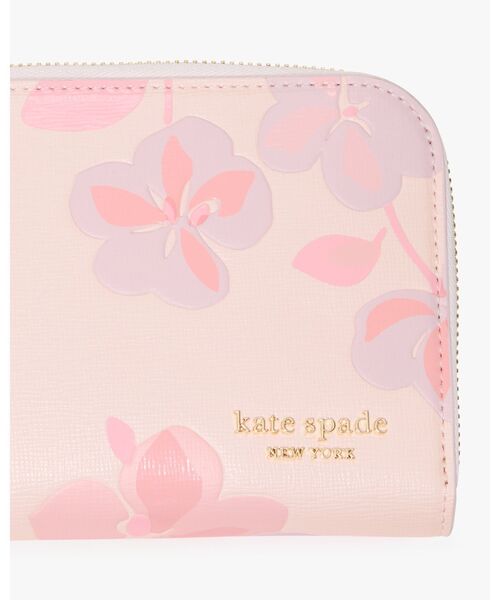 kate spade ★デヴィン スプリング パンジー ジップウォレット★ kate spade NEW YORK 財布 デヴィン スプリング パンジー ジップ