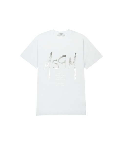 MSGM（エムエスジーエム） tシャツ 「NEW」MSGM WORLD CITY ロゴT 