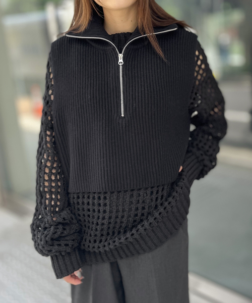 todayful ブラックベスト TODAYFUL 「TODAYFUL」 ベスト FREE ブラック レディース : ZOZOTOWN