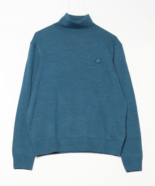 MAISON KITSUNE（メゾン キツネ） タートルネックニット M ブルー系