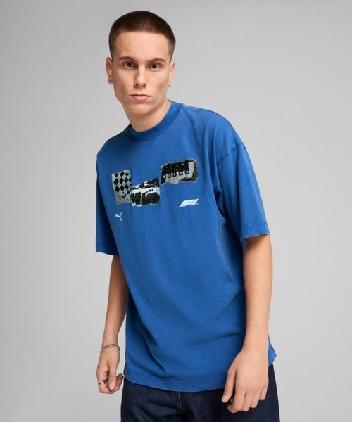 ★PUMA★PUMA x F1 Japan メンズTシャツ PUMA tシャツ プーマ メンズ F1 グラフィック 半袖 Tシャツ