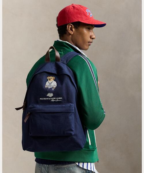 【お得】POLO RALPH LAUREN ポロベア キャンバスリュック RALPH LAURENオ ポロベア キャンバス デニムバックパック (Ralph