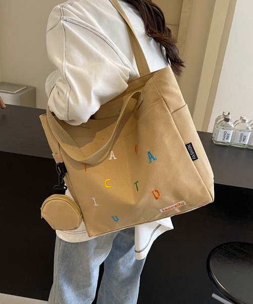 VIBGYOR トートバッグ urbanfemine./A4サイズ収納 ミニポーチ