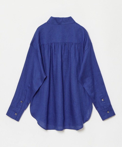 HOUSE OF LOTUS リネンブレンド ブラウス HOUSE OF LOTUS ブラウス シャツ リネンシャツ レディース