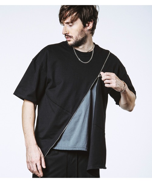 【NOiD】Tシャツ XL 10%OFF【NO ID.(ノーアイディー)】FLOWERﾌﾟﾘﾝﾄBIG-T Tシャツ