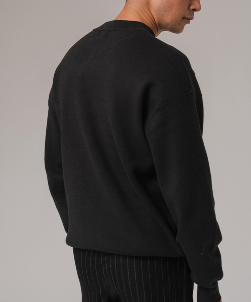 EDIFICE 「EDIFICE」 長袖ニット MEDIUM ウッド メンズ