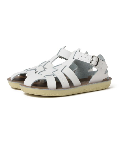 サンダル SALT WATER SANDALS / Shark ウォッシャブル レザー サンダル（約13〜19cm） キッズ 子供 男の子 女の子の画像