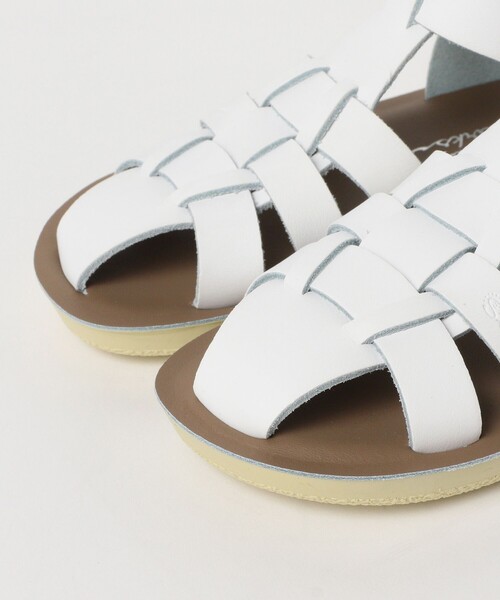 サンダル SALT WATER SANDALS / Shark ウォッシャブル レザー サンダル（約13〜19cm） キッズ 子供 男の子 女の子の画像