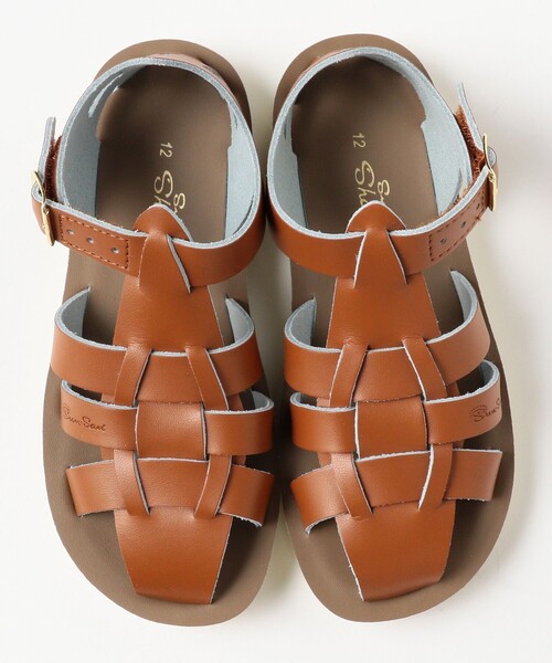 SALT WATER SANDALS /ウォッシャブル レザーサンダル① こども ビームス（こども ビームス）SALT WATER SANDALS / Shark