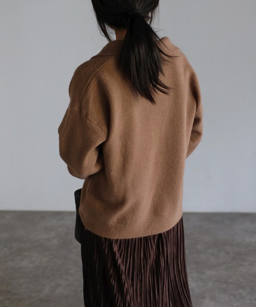 「sakishimatokyo」 長袖ニット FREE ブラウン レディース_画像7