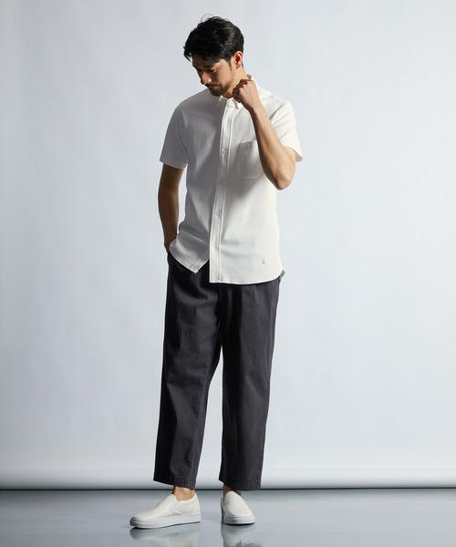 LANVIN en Bleu uvカット ポロシャツ 半袖 速乾・防シワ 「COOLFIBER