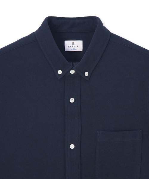 LANVIN ポロシャツ　リボン　ボーダー　Lサイズ LANVIN ポロシャツ リボン ボーダー Lサイズ - メルカリ