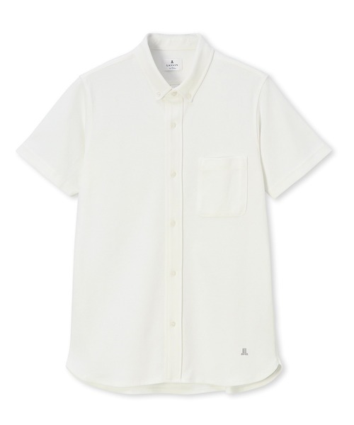 LANVIN en Bleu uvカット ポロシャツ 半袖 速乾・防シワ 「COOLFIBER