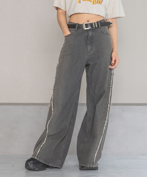 [PAGEBOY] Denim брюки MEDIUM черный женский 