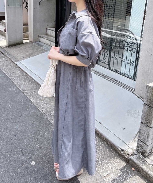 INGNI セットアップ 半袖ジップジャケット＋ワンピース