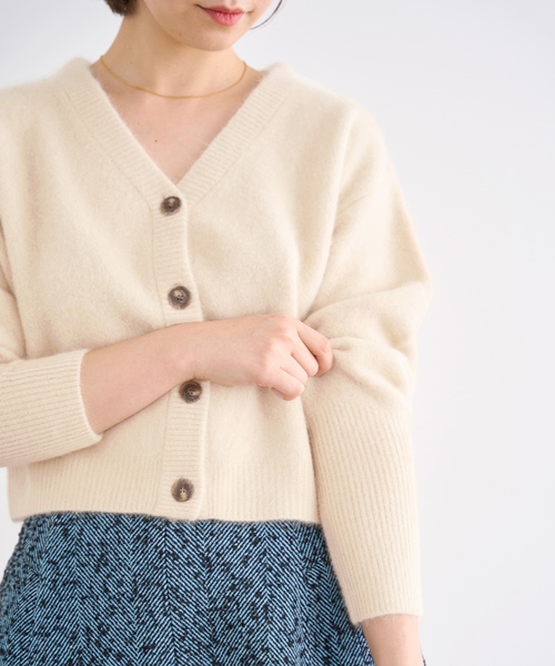 IENA（イエナ） ニットカーディガン - ネイビー レディース : ZOZOTOWN