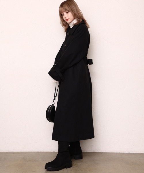 「one after another NICE CLAUP」 ステンカラーコート MEDIUM アイボリー レディース_画像3