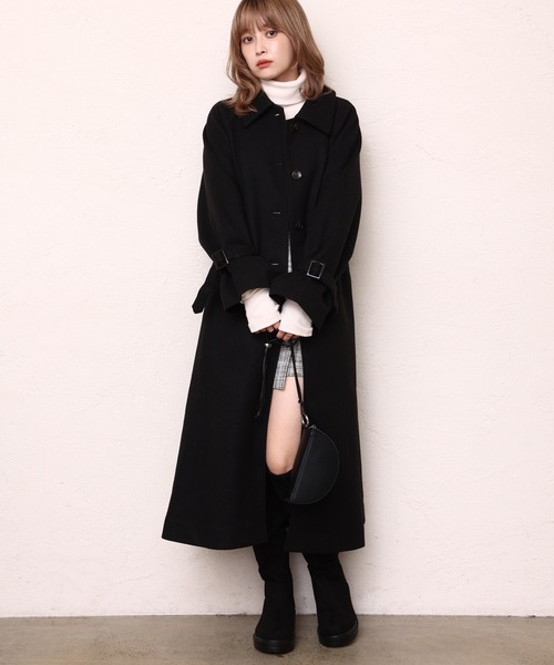 「one after another NICE CLAUP」 ステンカラーコート MEDIUM アイボリー レディース_画像4