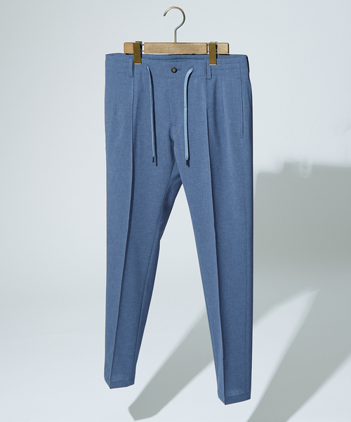 50s good faded&repair ウールスラックス 45Rウールサキソニーのクロスビースラックス MEN: MEN｜45R