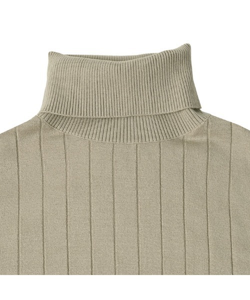 「g-stage」 タートルネックニット 50 アイボリー メンズ_画像4