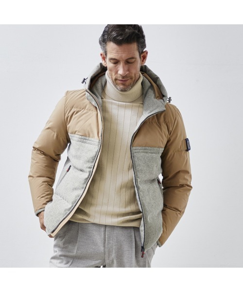 「g-stage」 タートルネックニット 50 アイボリー メンズ_画像6