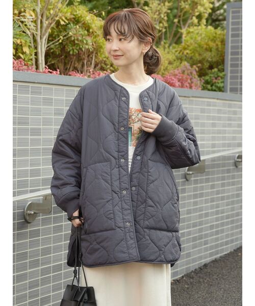 「AMERICAN HOLIC」 ジャケット M チャコールグレー レディース_画像4