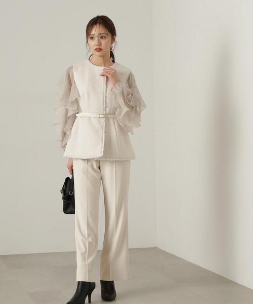 「PROPORTION BODY DRESSING」 長袖ブラウス SMALL ホワイト レディース PROPORTION BODY DRESSING 「PROPORTION DRESSING」 長袖