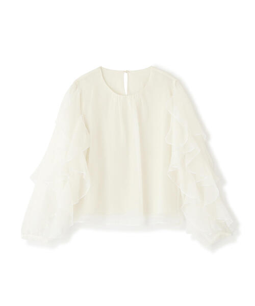「PROPORTION BODY DRESSING」 長袖ブラウス SMALL ホワイト レディース PROPORTION BODY DRESSING 「PROPORTION DRESSING」 長袖