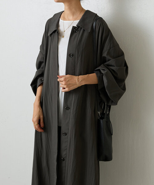 BEARDSLEY ビアズリー　ロングコート　オーバーサイズ　くすみカラー BEARDSLEY ビアズリー ロングコート オーバーサイズ くすみカラー