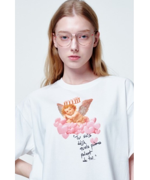 tシャツ 2113STUDIO/イイルイルサムスタジオ/Loose fit Tshirts Heart cloud レディース メンズ