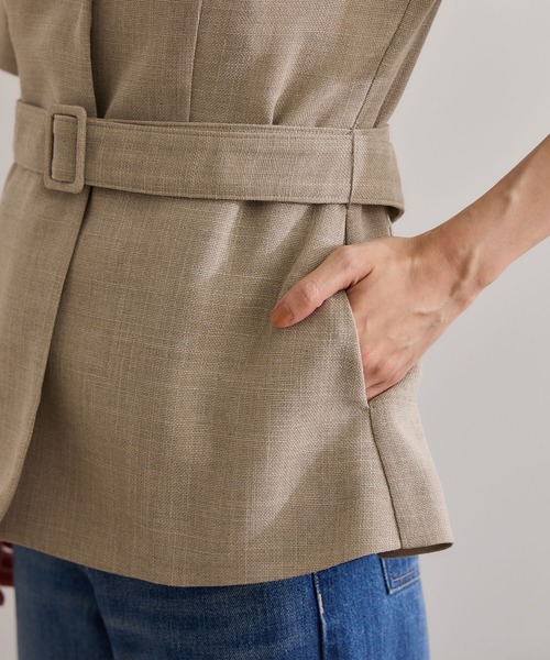 ROPE'（ロペ） ジャケット テーラードジャケット リネンライク