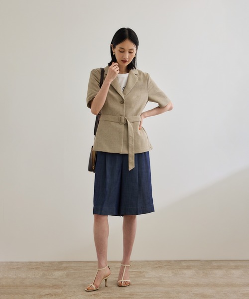 ROPE'（ロペ） ジャケット テーラードジャケット リネンライク