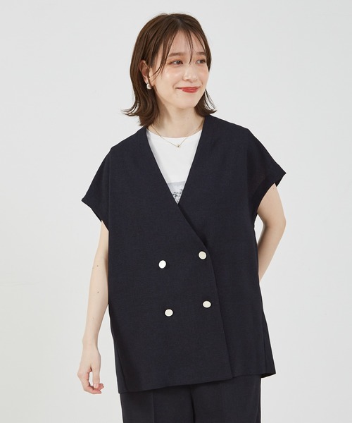 アバハウス マヴィ（abahouse mavie）/【セットアップ対応】ライトツィードフレンチジャケット abahouse mavie（アバハウスマヴィ） セットアップ 「2点