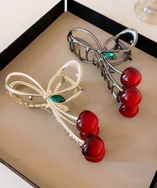 TONE SELECT GOODS ヘアクリップ 「urge select」チェリーモチーフ