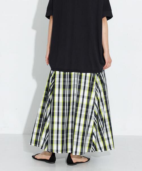 URBAN RESEARCH Sonny Label スカート マルチチェックカラースカート