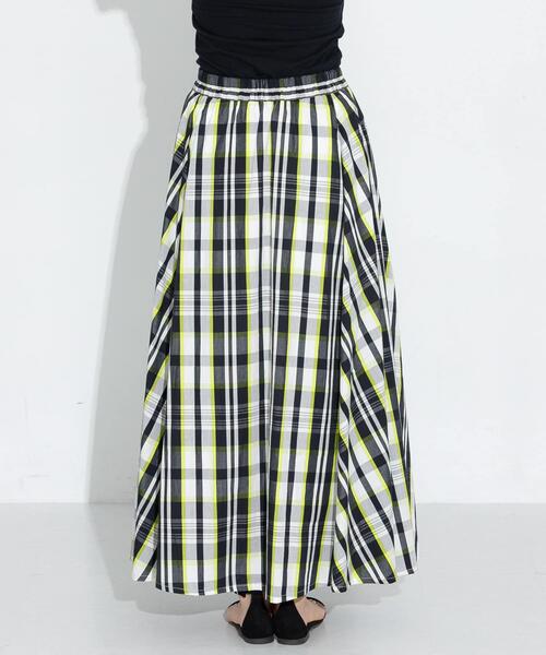 URBAN RESEARCH Sonny Label スカート マルチチェックカラースカート
