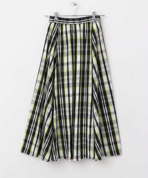 URBAN RESEARCH Sonny Label スカート マルチチェックカラー