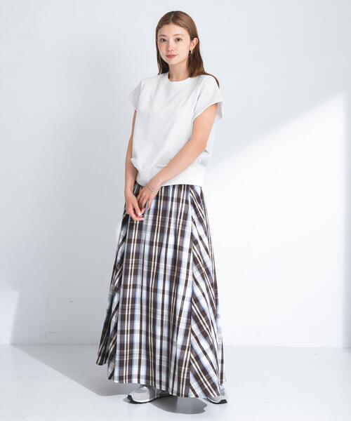 URBAN RESEARCH Sonny Label スカート マルチチェックカラースカート