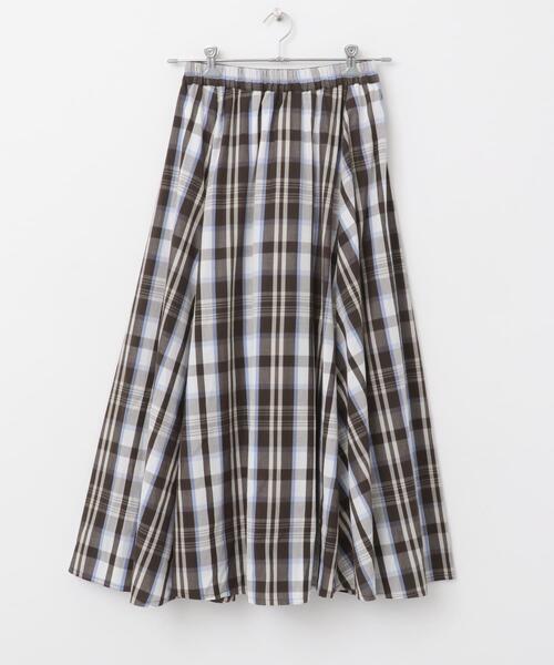URBAN RESEARCH Sonny Label スカート マルチチェックカラースカート