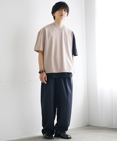MinoriTY（マイノリティ） tシャツ 「MinoriTY」梨地アシンメトリー 