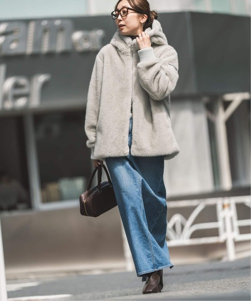 BEAUTY&YOUTH【別注】＜NEEDBY heritage＞デニムスカート NEEDBY heritage（ニードバイヘリテージ）の「【別注】＜NEEDBY