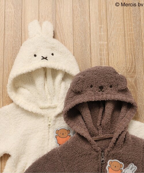 Miffy（ミッフィー） ベビー服 ロンパース 「Miffy」マシュマロニット